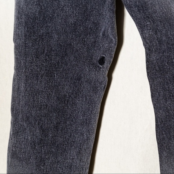 Volcom Womens Skinny Fit High Rise Acid Wash Jeans - Picture 5 of 6